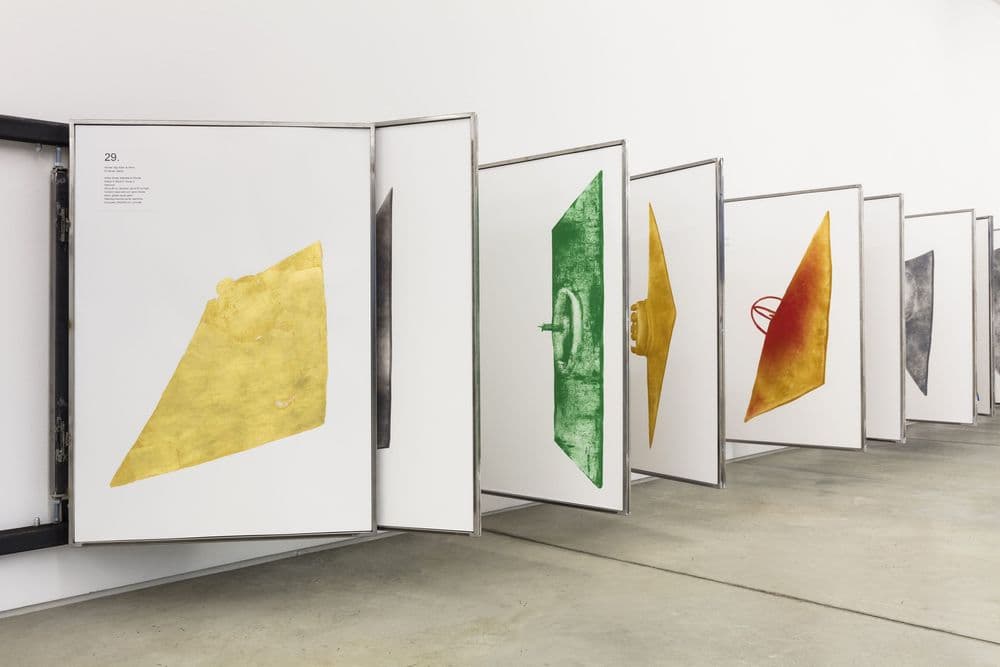 Margherita Moscardini, "The Fountains of Za'atari", 2019, veduta di mostra © Margherita Moscardini | ph. Andrea Rossetti