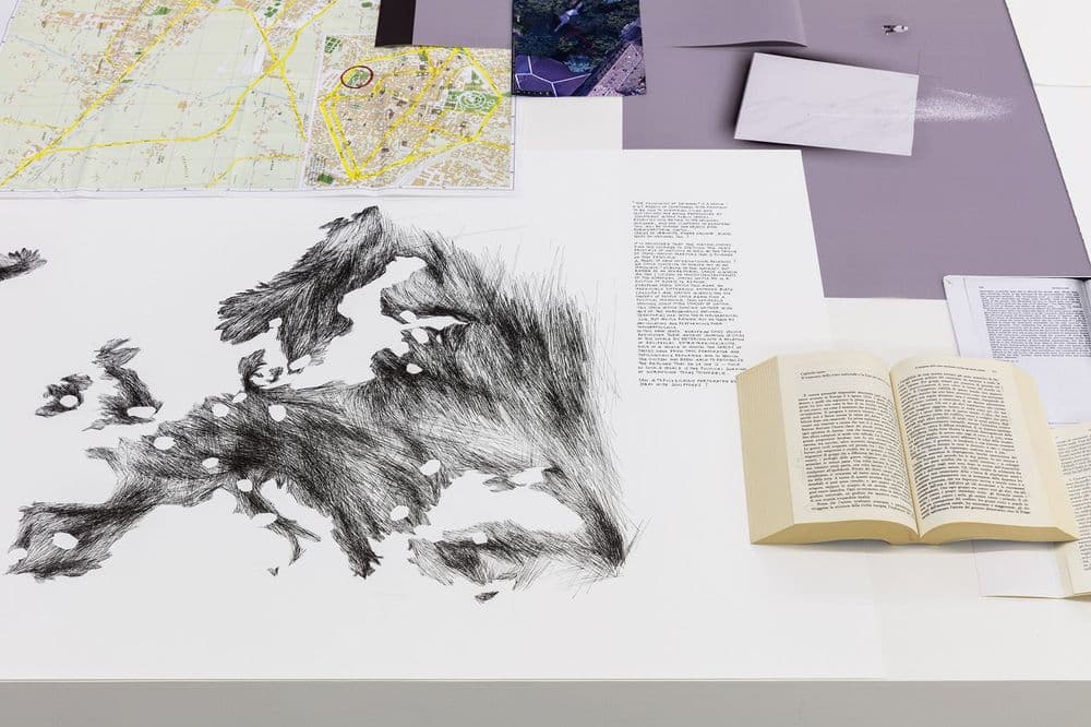 Margherita Moscardini, "The Fountains of Za'atari", 2019, veduta di mostra © Margherita Moscardini | ph. Andrea Rossetti