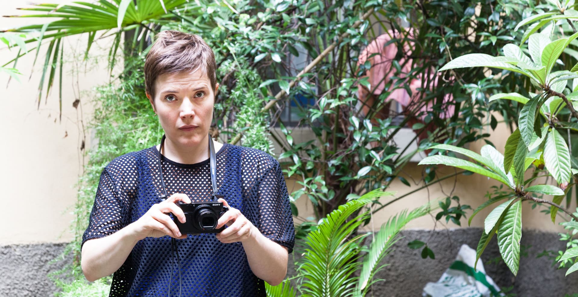 Emma Hart durante la residenza a Via Farini, Milano, 2016 | Ph. C. Federica Boffo 