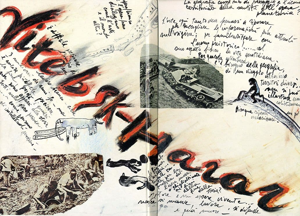 Cover of the artist’s book Vitebsk/Harar by Enzo Cucchi, 1984 © Enzo Cucchi