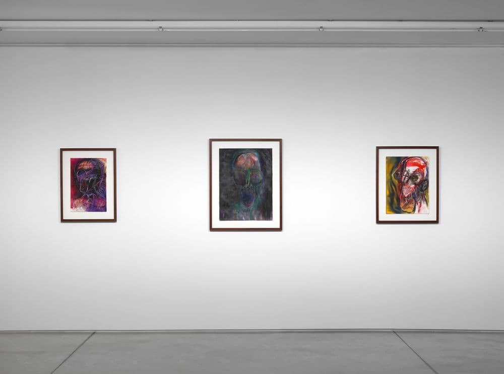 Huma Bhabha, "Players", 2012, exhibition view © Huma Bhabha | ph. Dario Lasagni