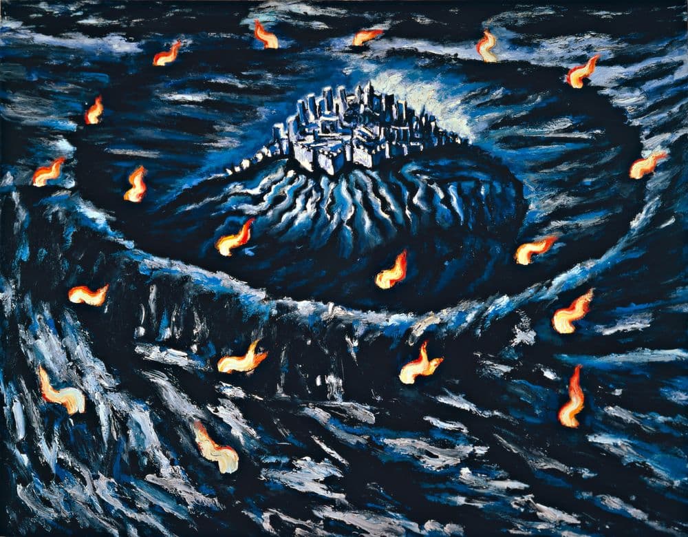 Enzo Cucchi, "Più vicino agli dei", 1983 © Enzo Cucchi | ph. Carlo Vannini