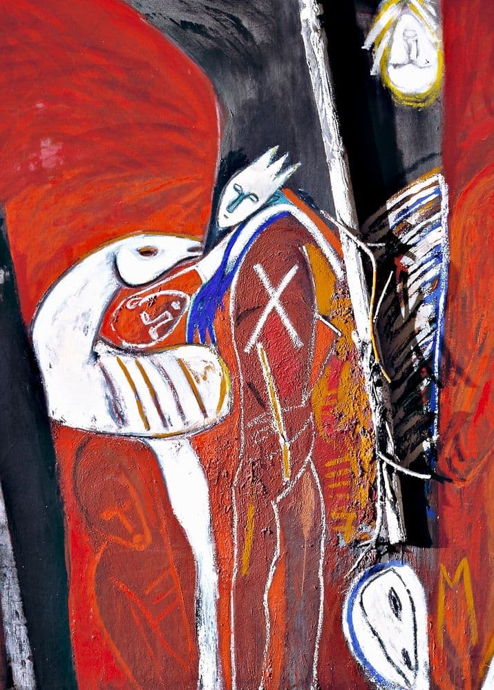 Mimmo Paladino, "Campi Flegrei", 1982-1983, dettaglio © Mimmo Paladino | ph. Carlo Vannini